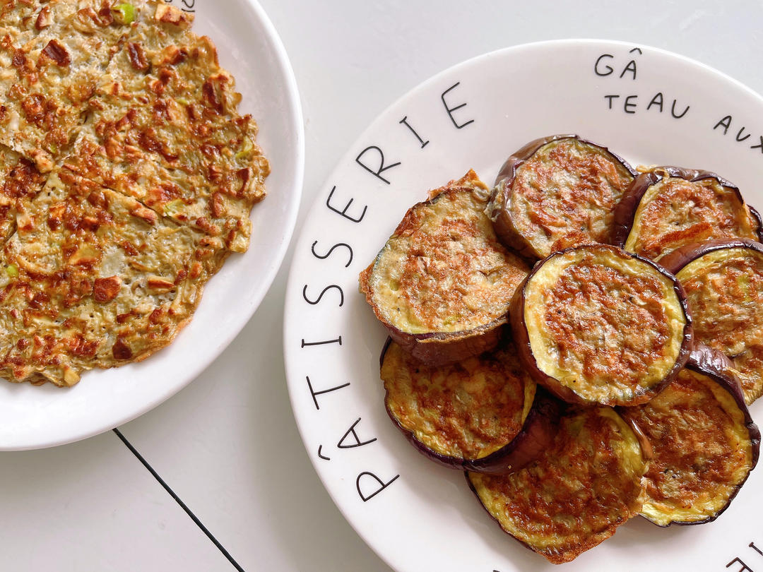茄子蛋饼 12+宝宝辅食