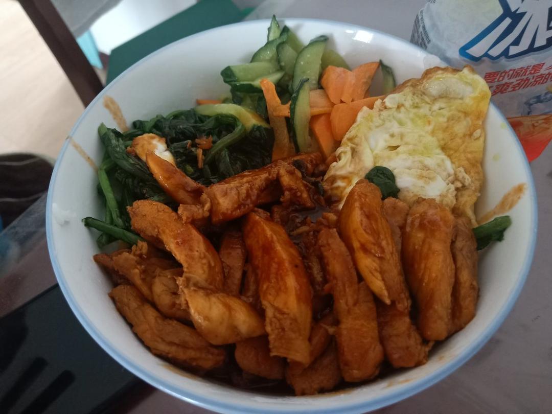 照烧鸡腿饭