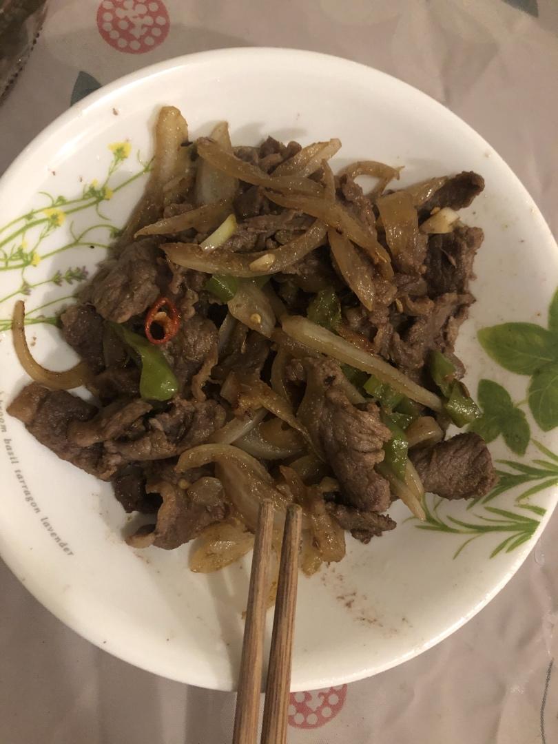 葱爆羊肉