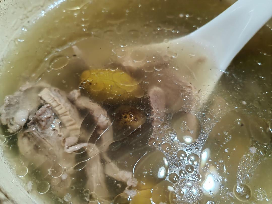 鲜橄榄陈皮炖瘦肉汤