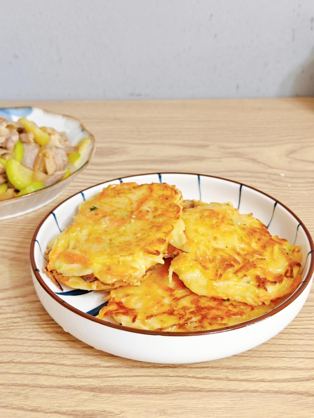 土豆饼(土豆胡萝卜丝饼)