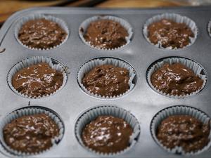 香蕉巧克力马芬muffin的做法 步骤5