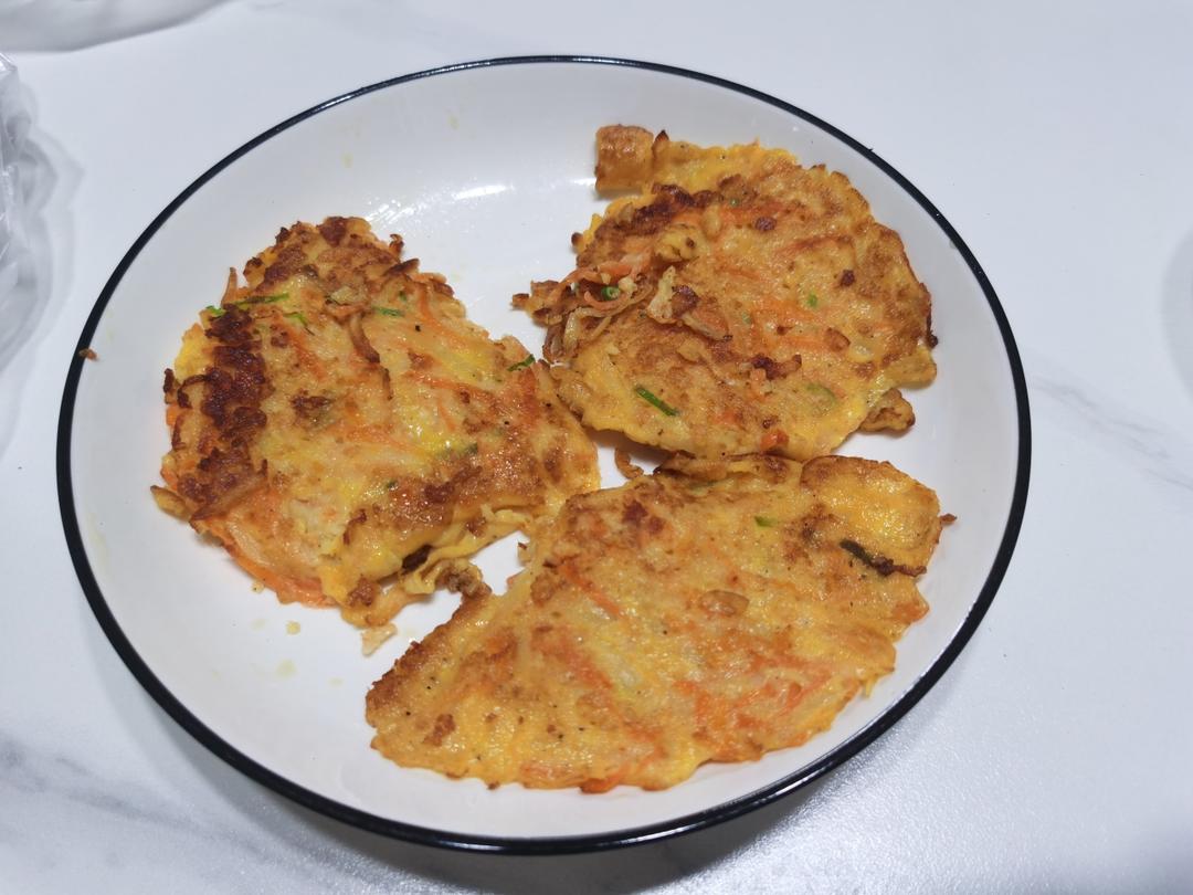 土豆胡萝卜鸡蛋饼