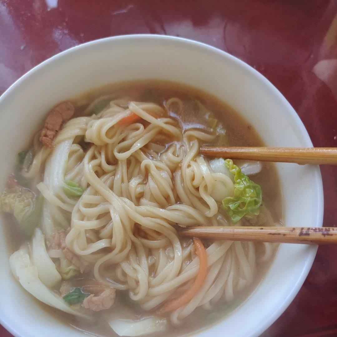 炝锅肉丝面