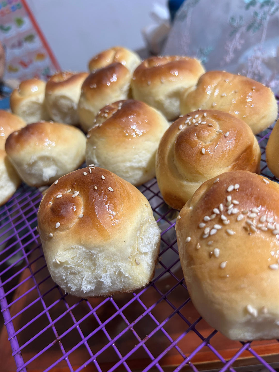 脆底蜂蜜小面包