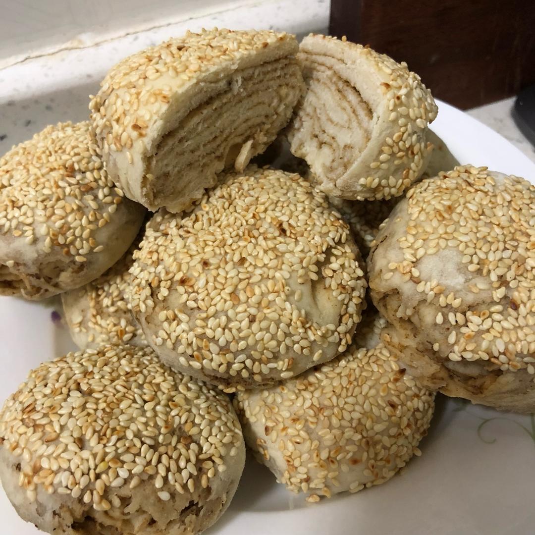 堂妈教你做麻酱烧饼