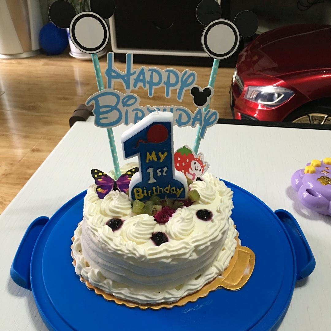 宝宝的无糖无添加周岁生日蛋糕