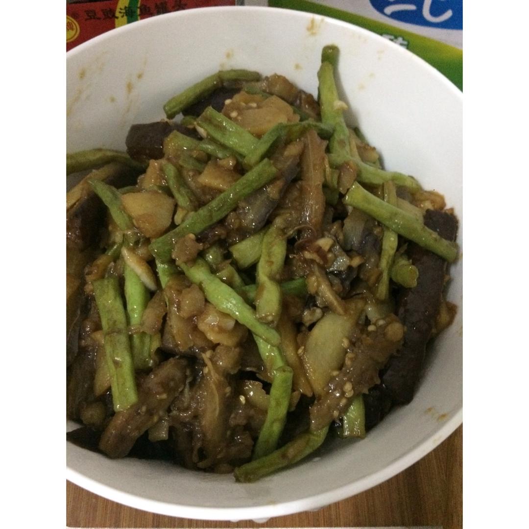 土豆茄子炖豆角