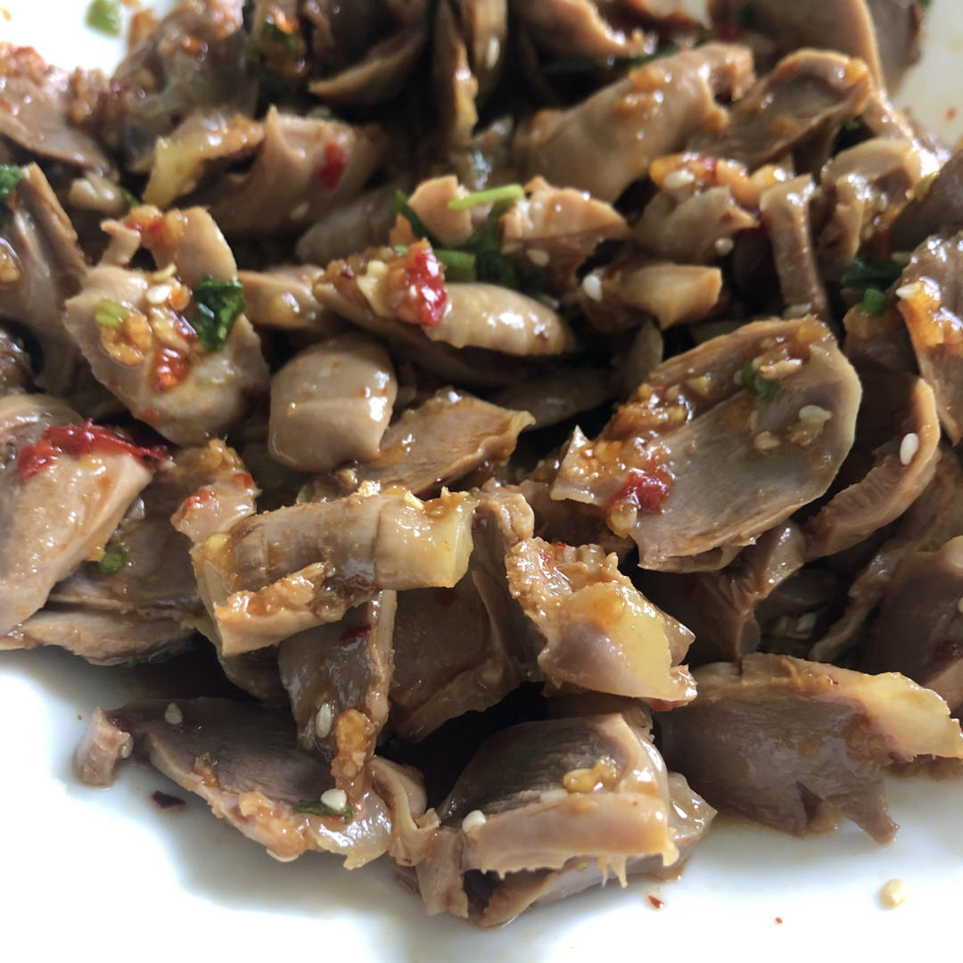 凉拌鸡胗