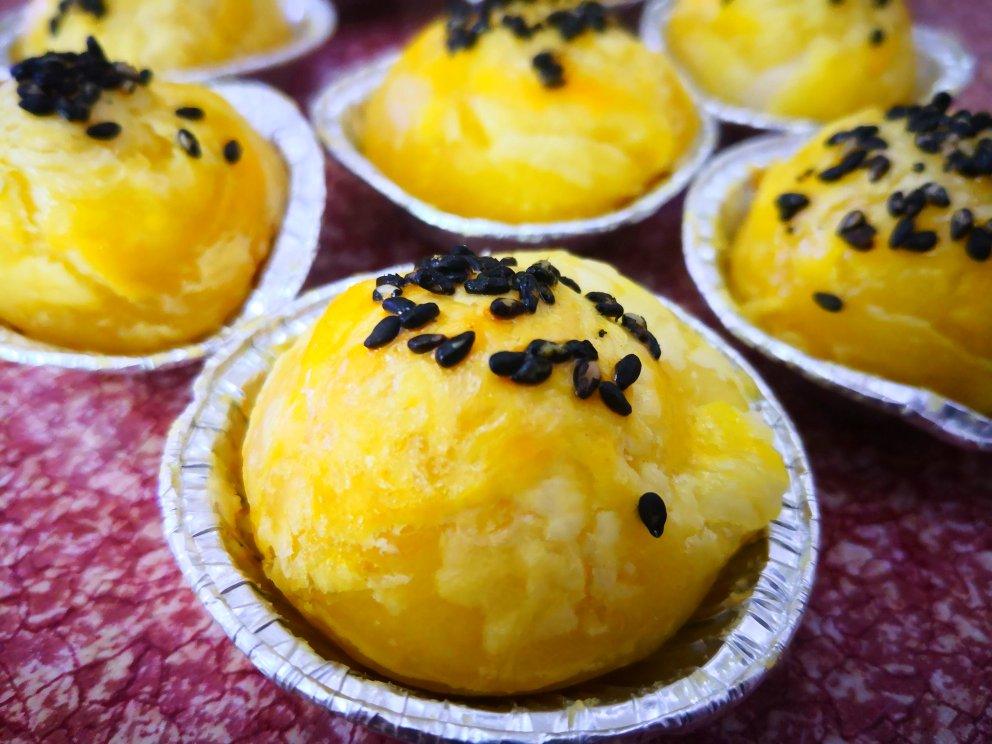 蛋挞皮烤汤圆