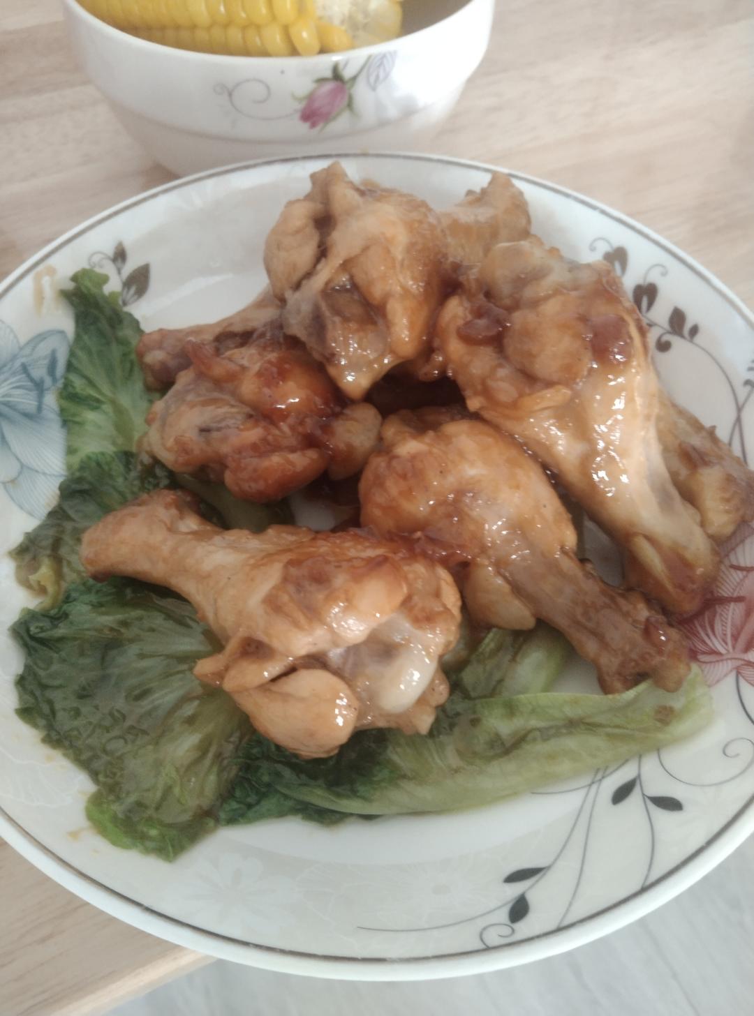 好吃到舔手指的「蒜香蜜汁鸡翅根」👍