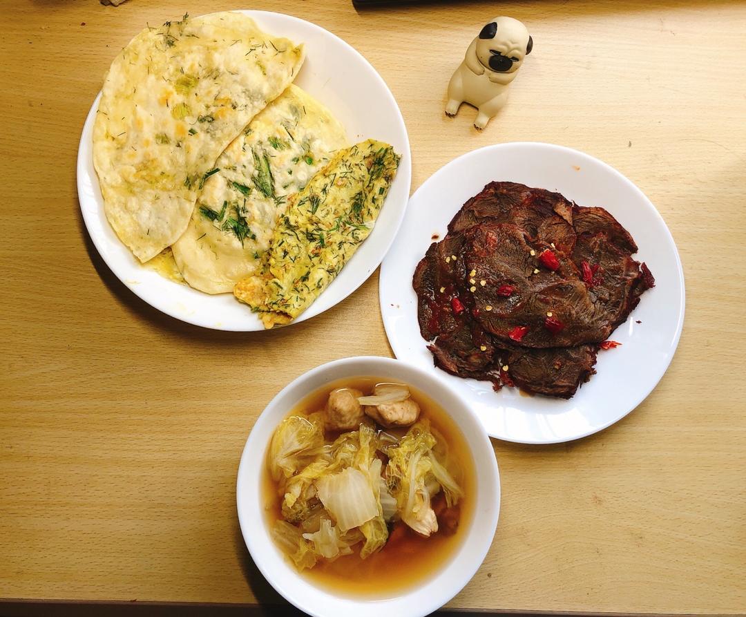 葱油饼（饺子皮版）