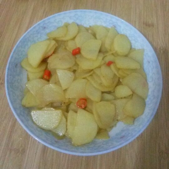朴素的土豆片
