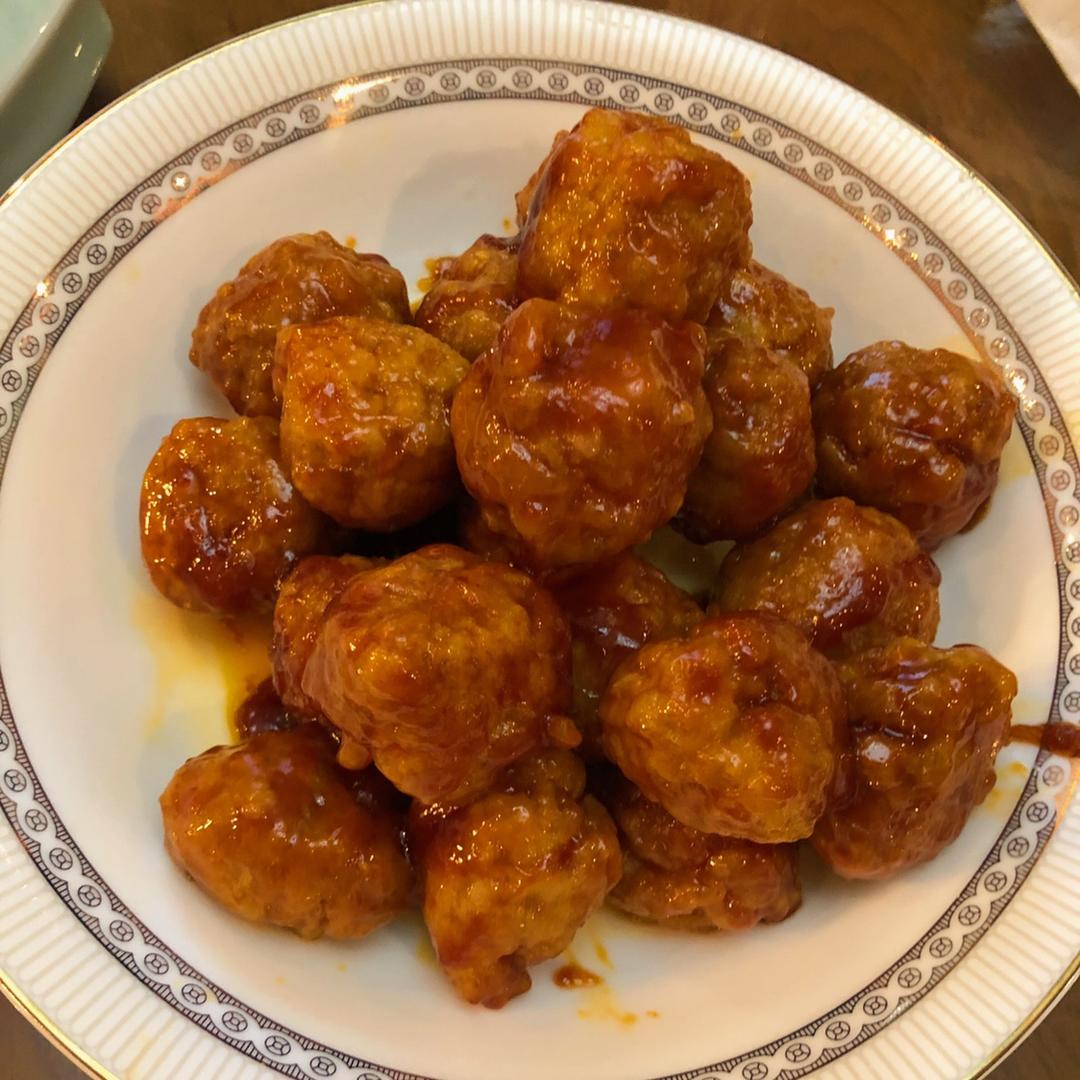 酸酸甜甜【茄汁鸡肉丸】