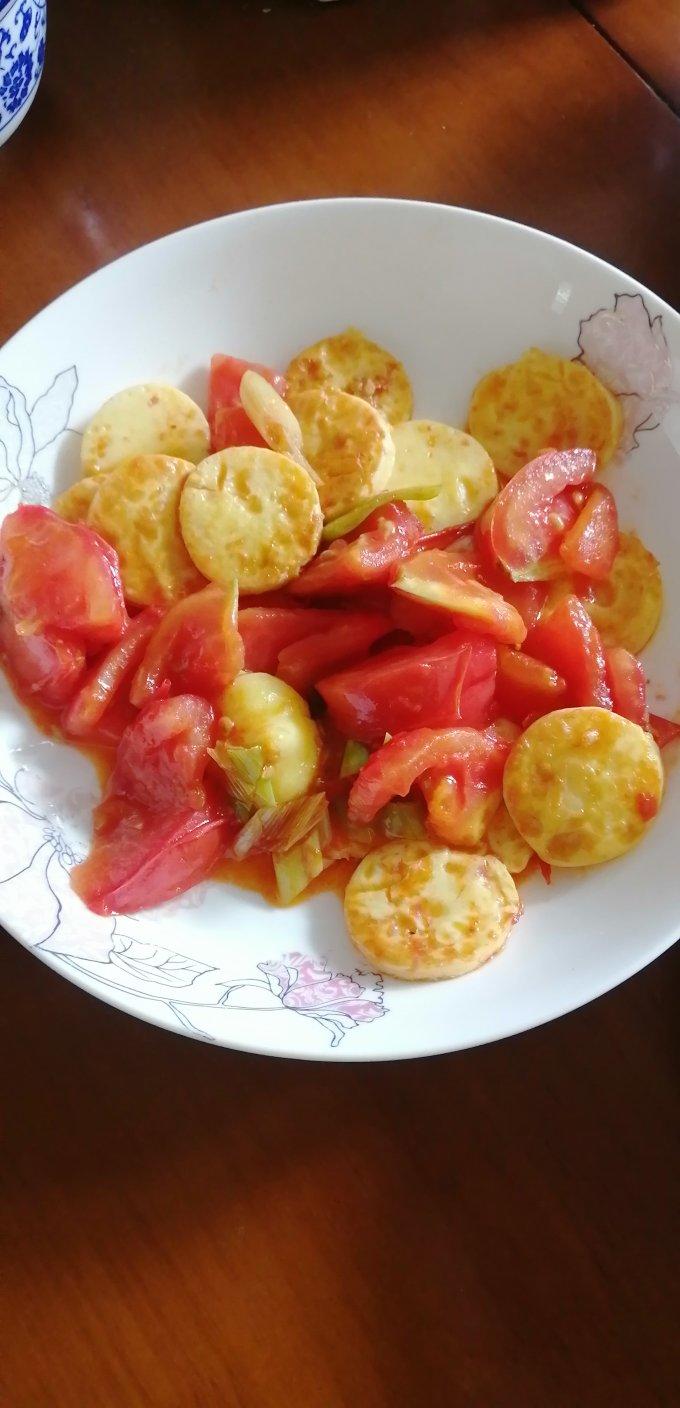 番茄樱玉豆腐