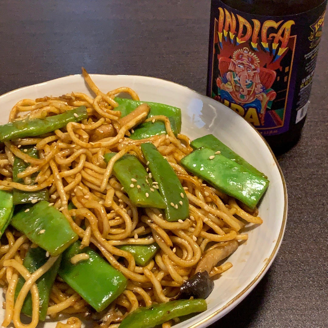 地道老北京扁豆焖面 豆角焖面 太好吃小心吃撑哦