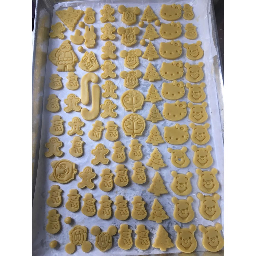 卡通黄油饼干