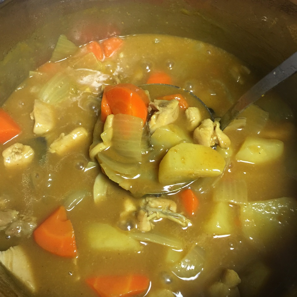 咖喱粉版鸡肉咖喱