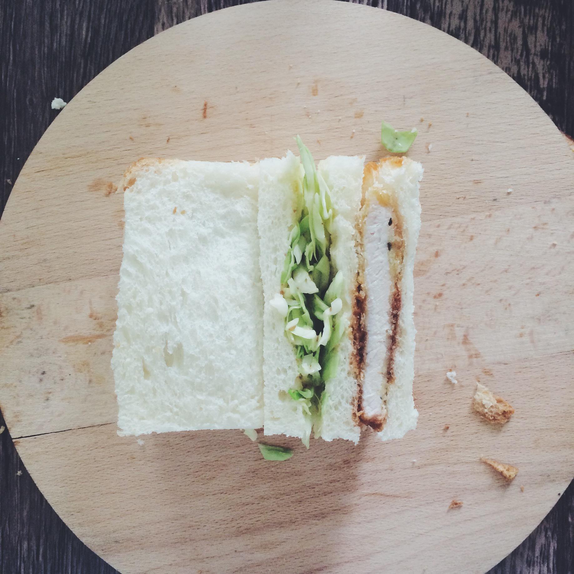 炸猪排三明治（豚カツサンドイッチ）的做法 步骤7