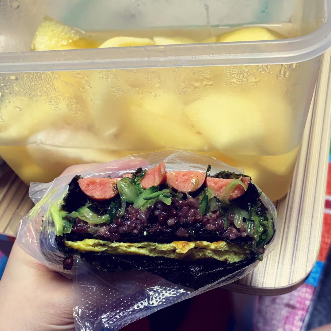 【低卡】零厨艺方形饭团