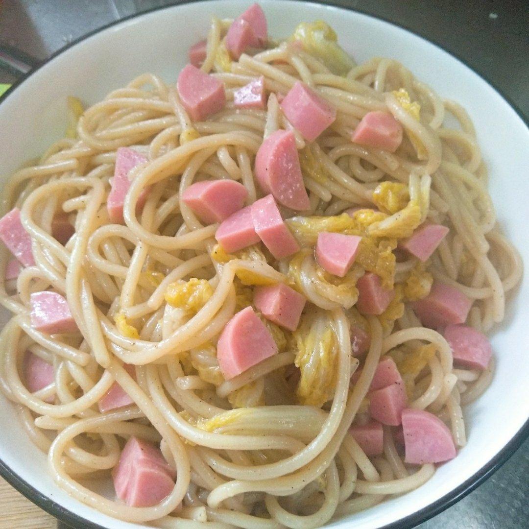 简易意大利面做法