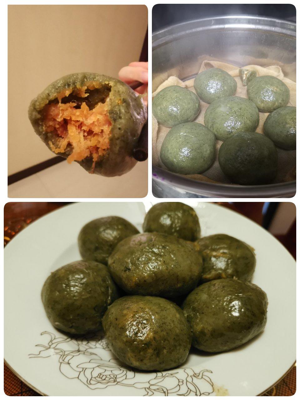 🔥超好吃肉松蛋黄青团-Q弹软糯不粘不塌