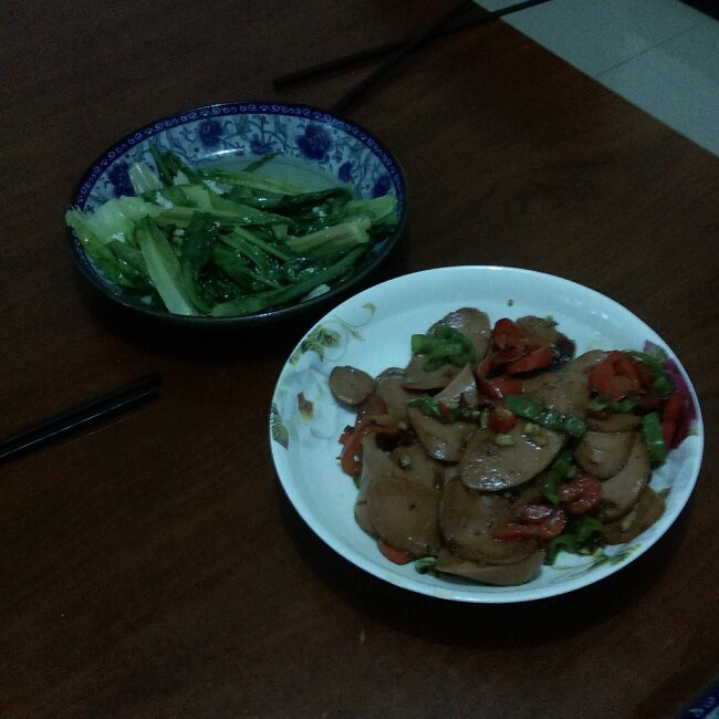 青椒火腿肠