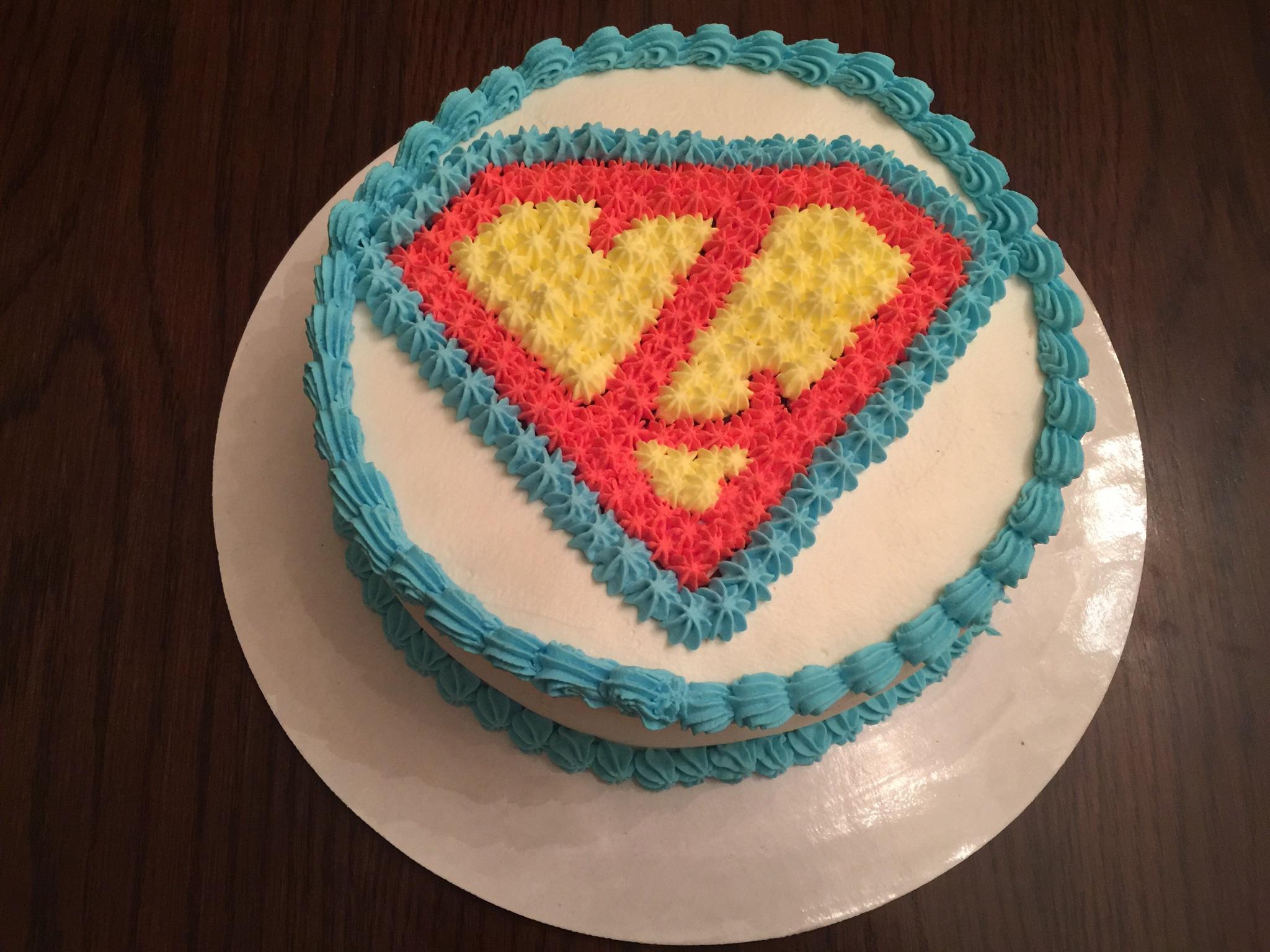 Super Man蛋糕的做法