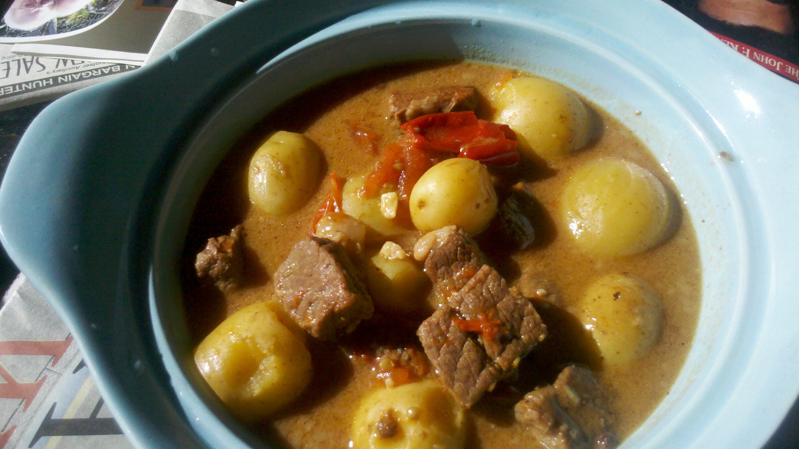 西红柿土豆炖牛肉