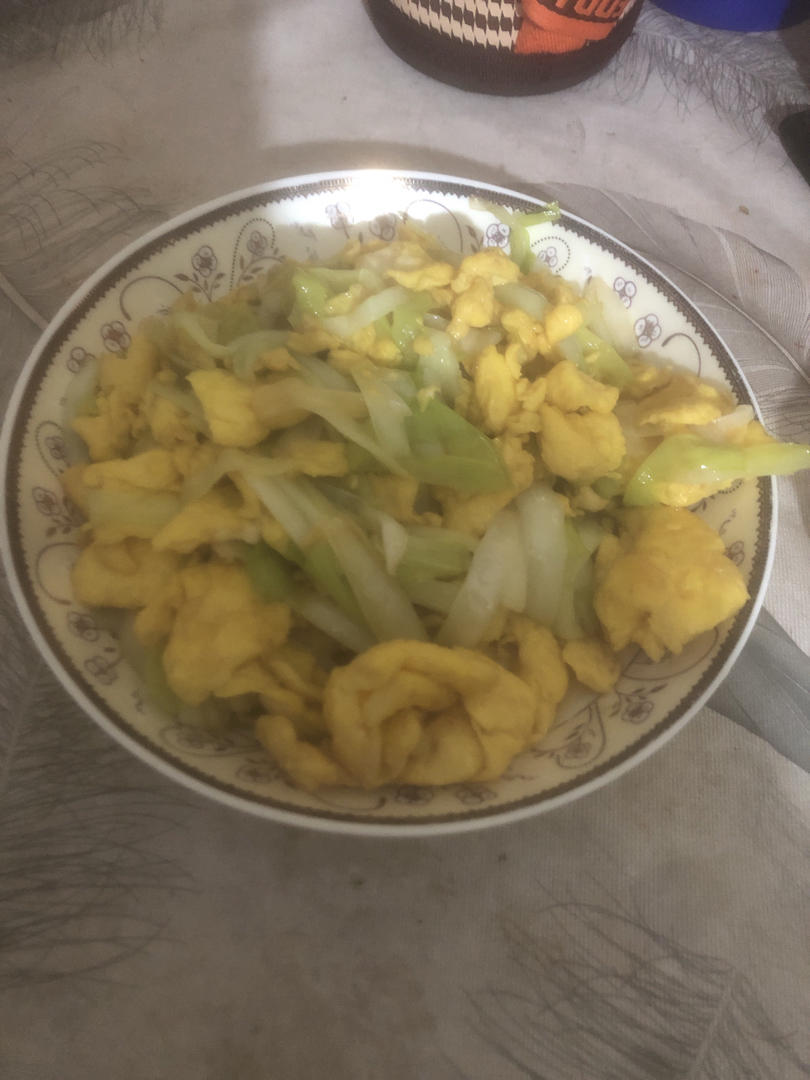 老丁的私房菜－韭黄炒鸡蛋
