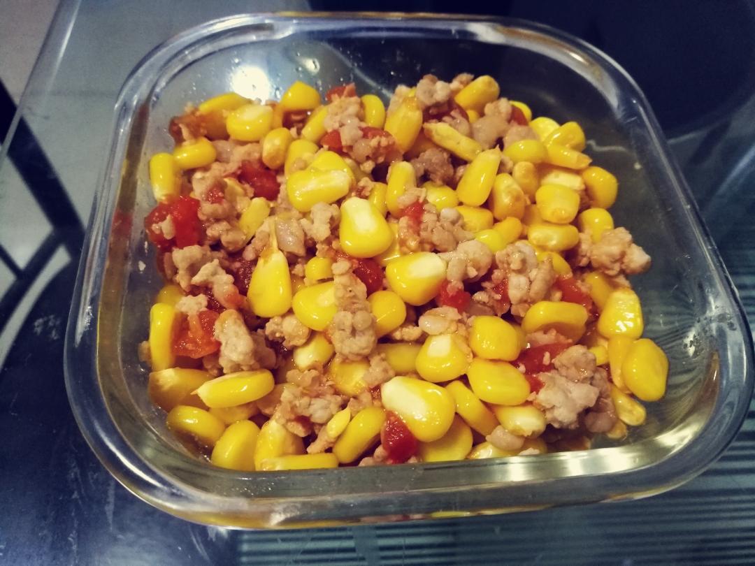 玉米炒肉末【超级下饭的快手家常菜】