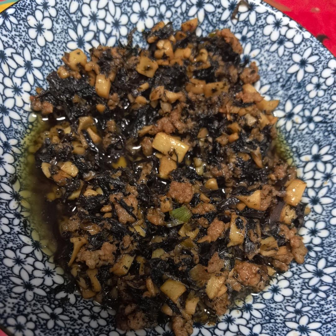 万能笋干鲜肉梅菜馅，太好吃了吧~