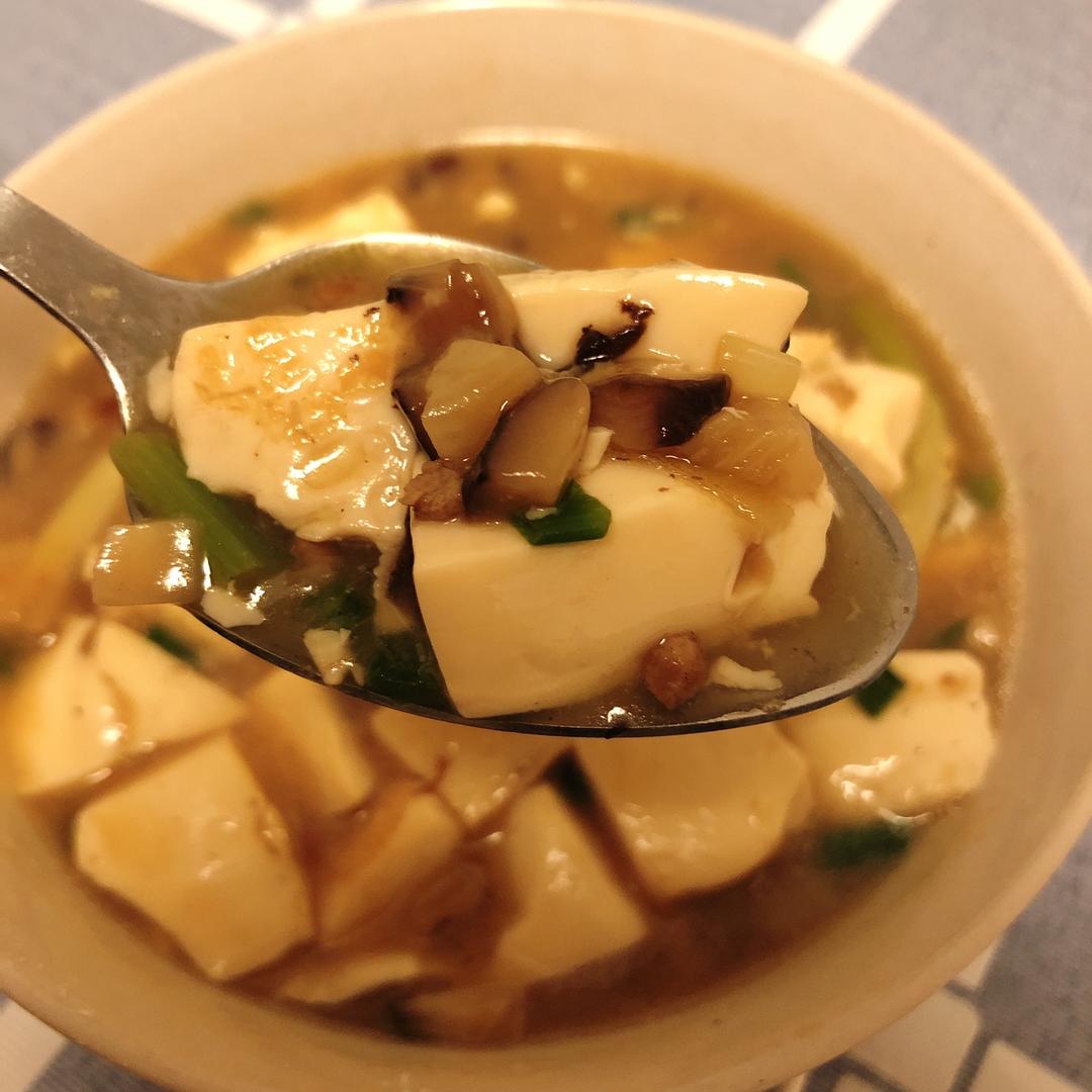 超级下饭的香菇肉沫豆腐