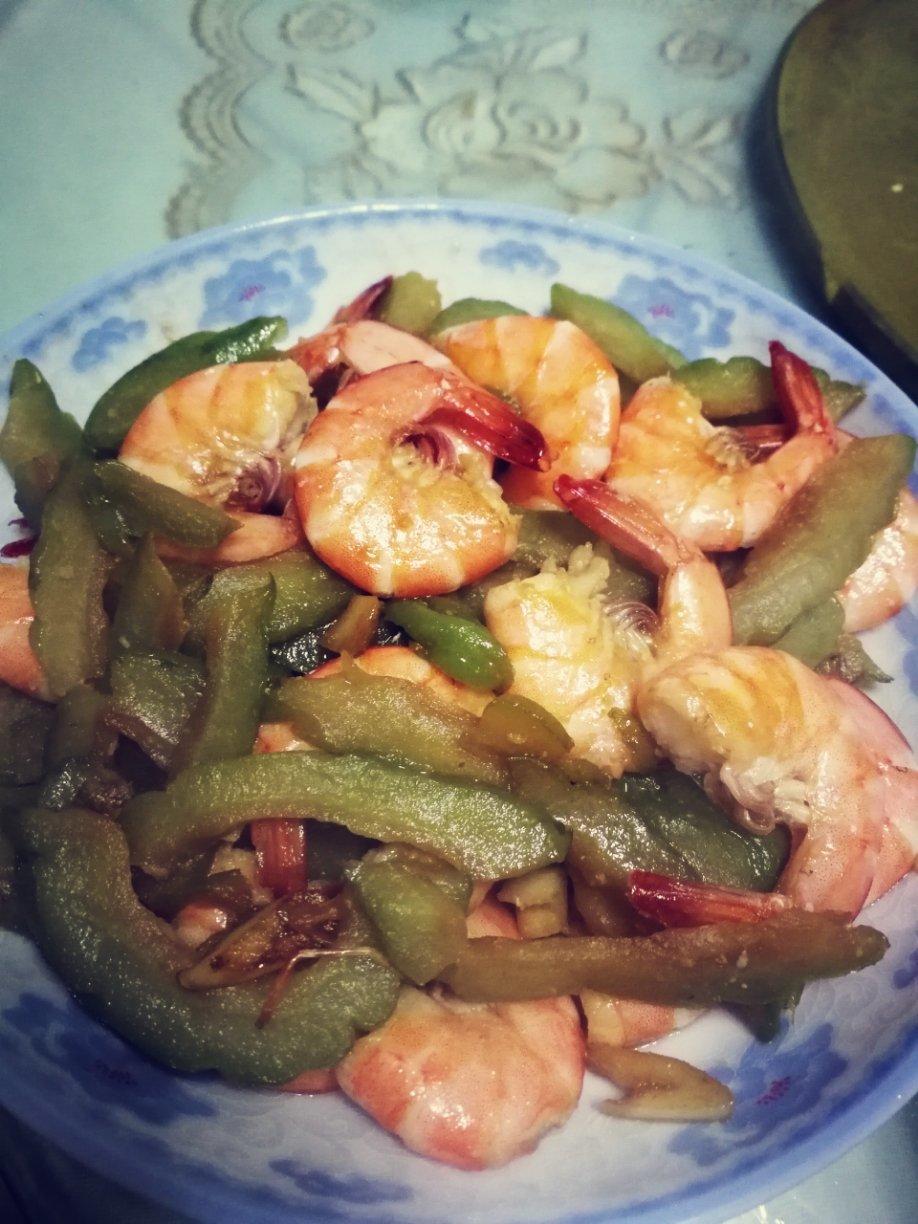 苦瓜炒虾仁