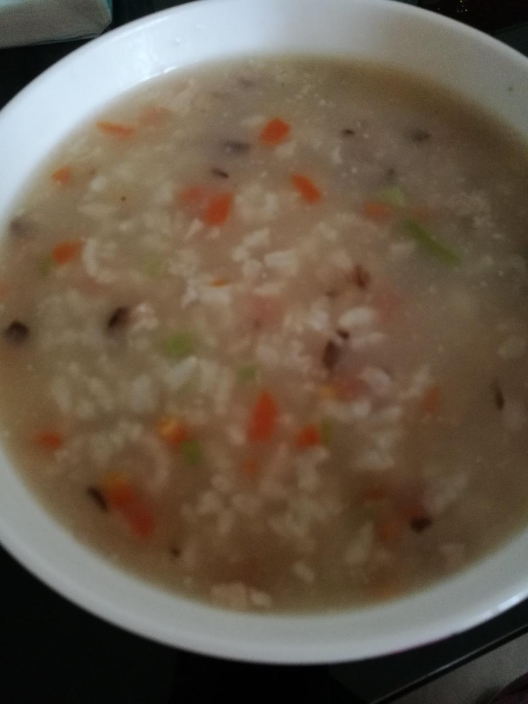 香菇胡萝卜粥