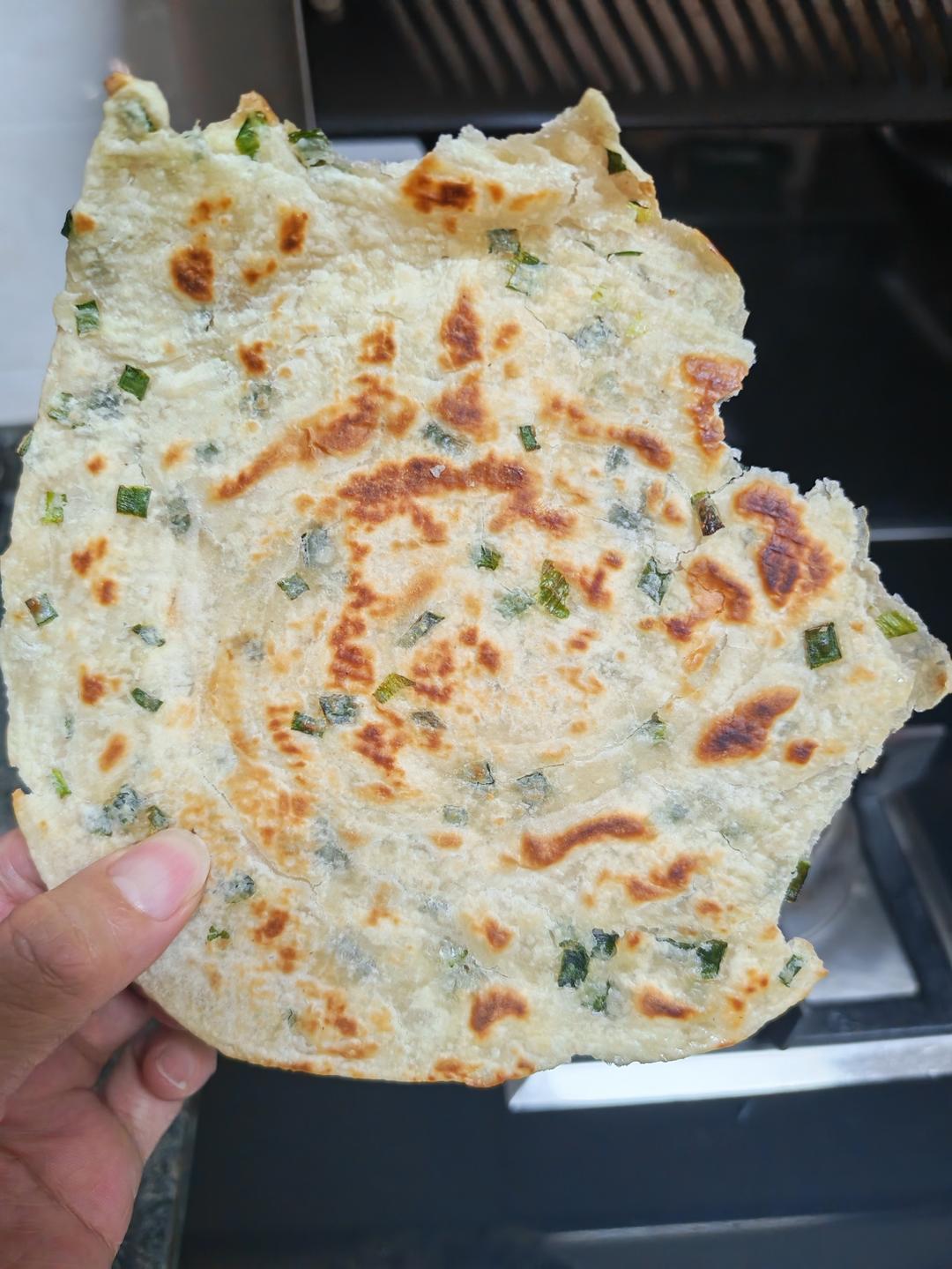 葱香四溢手抓饼