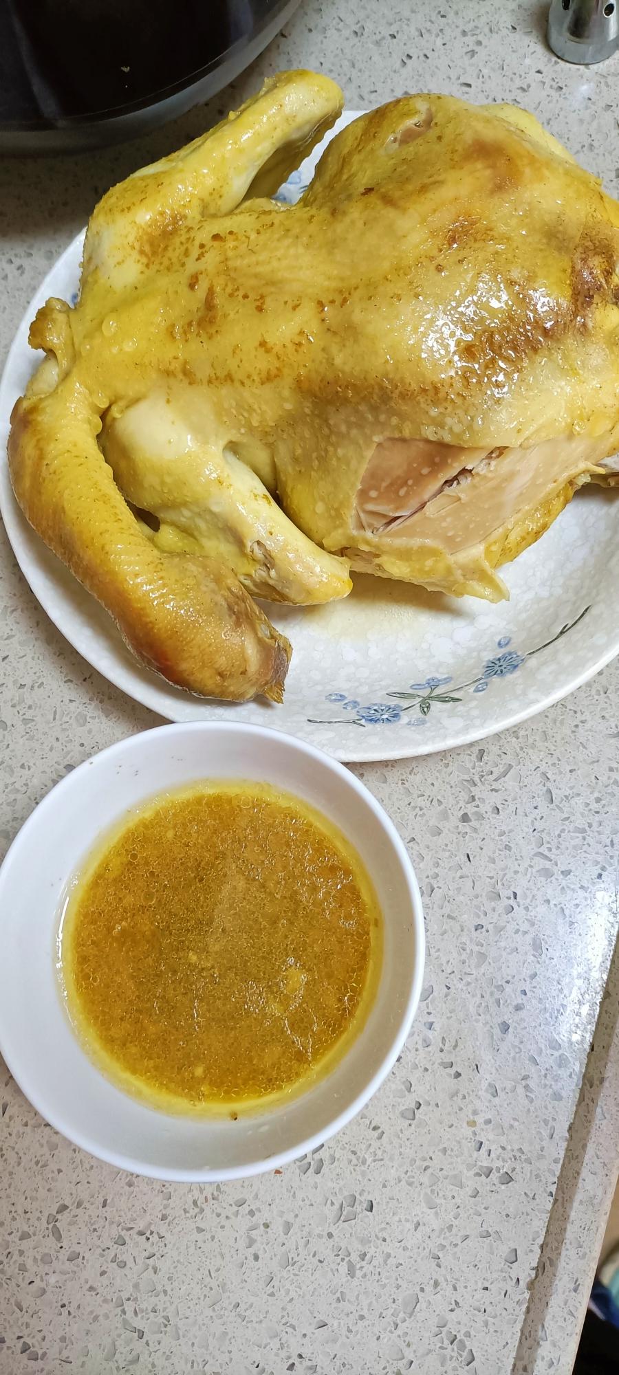 电饭煲盐焗鸡的做法