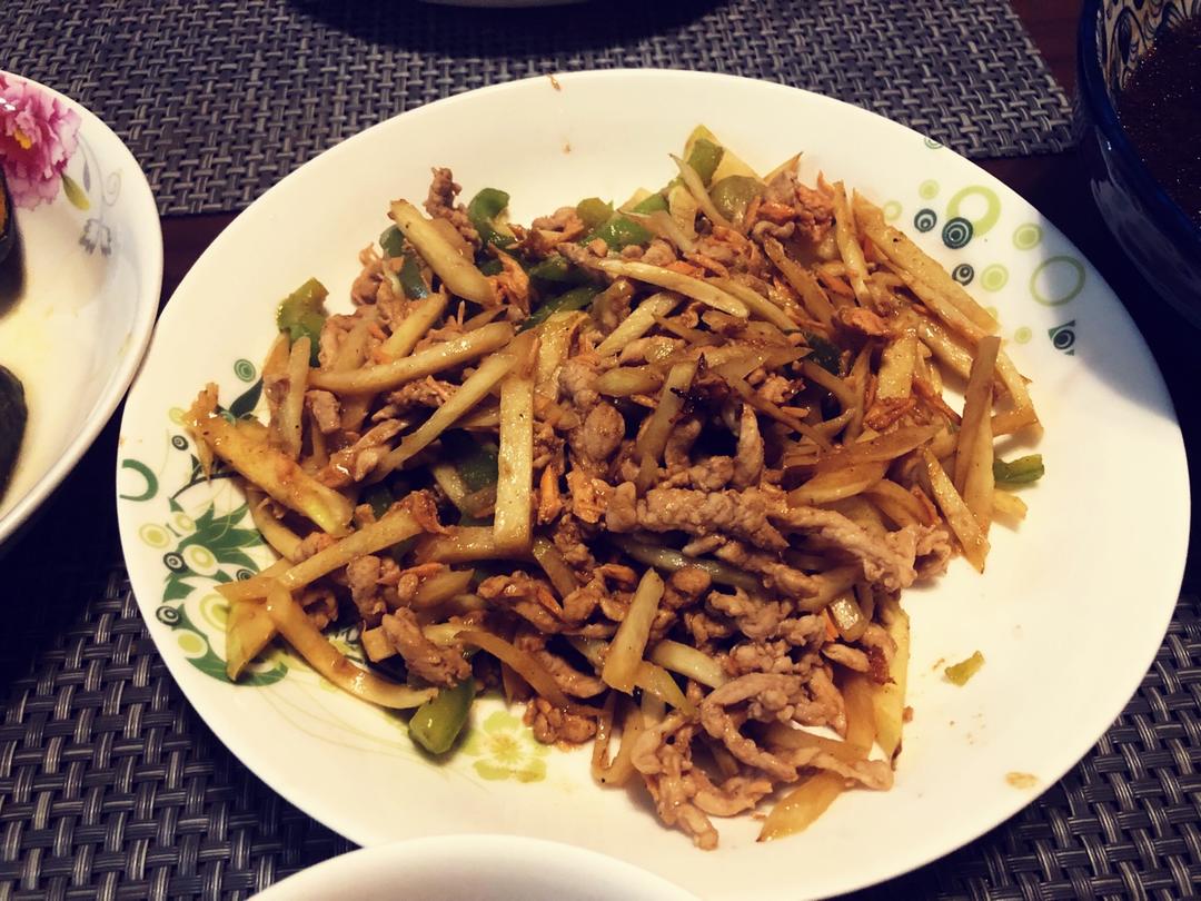 茭白肉丝