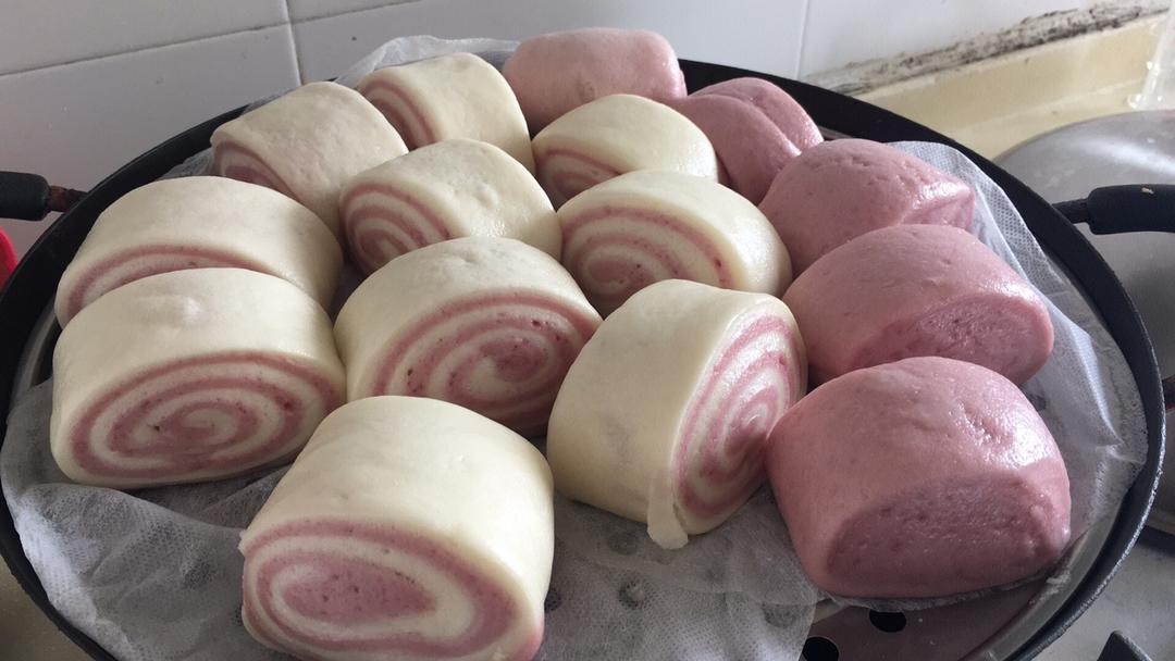 细腻光滑一次发酵牛奶馒头