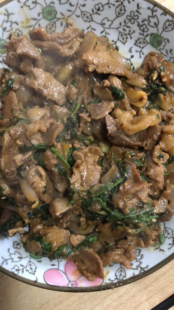 快手菜孜然牛肉