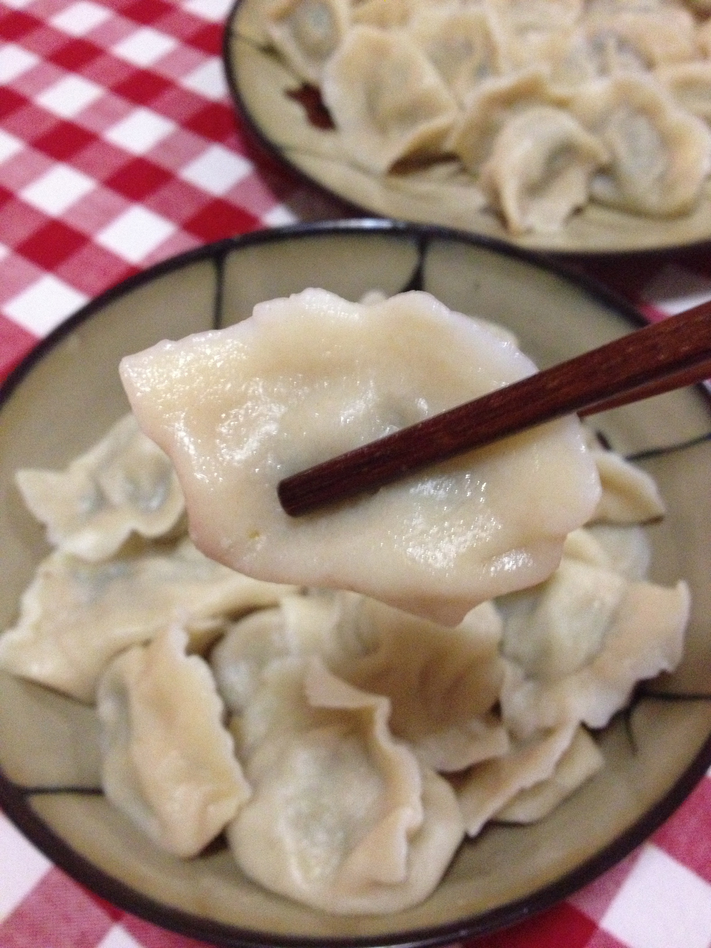 韭菜鲜肉馅饺子