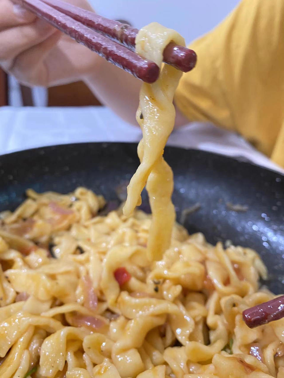 紫薯/胡萝卜蔬菜汁面条（压面机版）