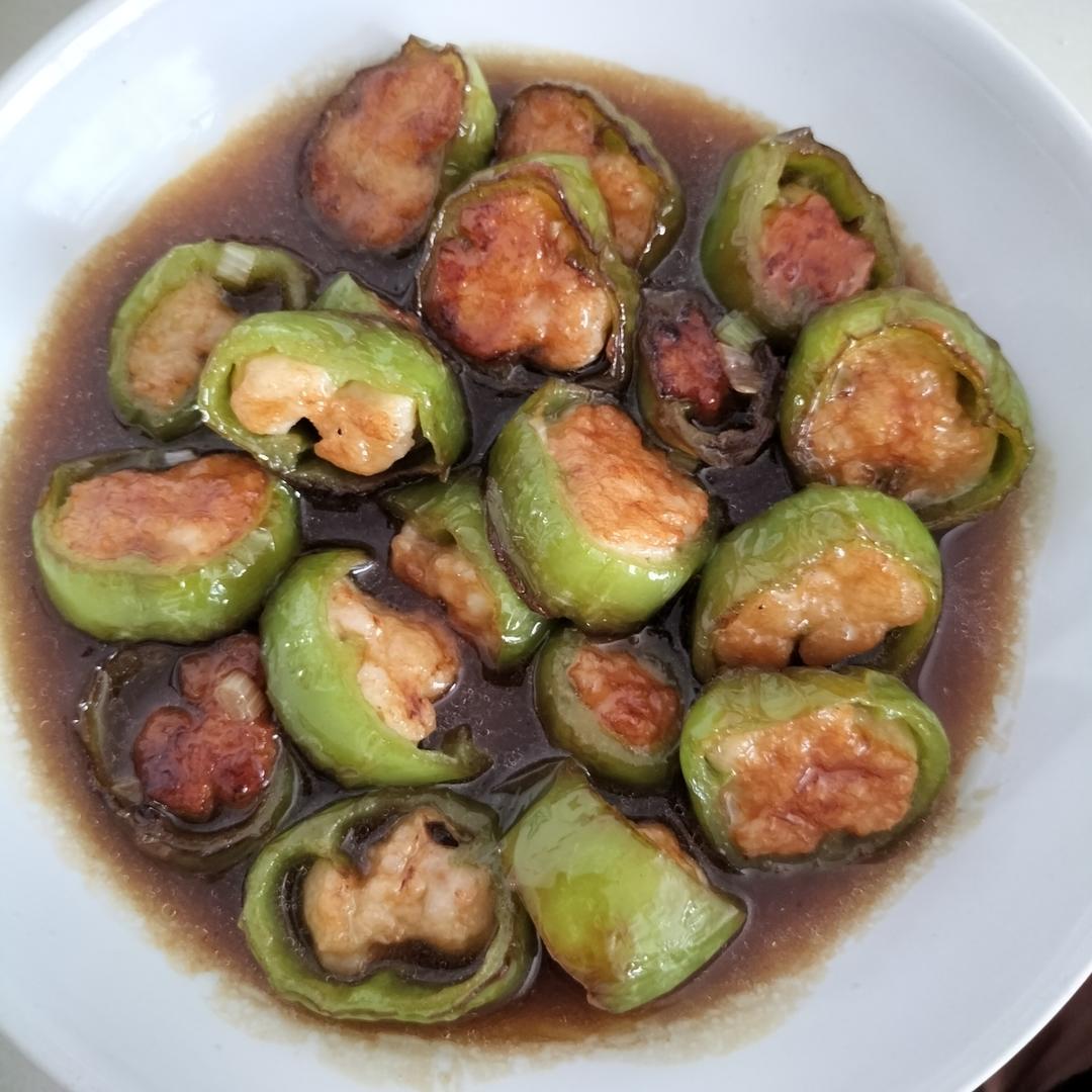 一口一个超过瘾——青椒酿肉