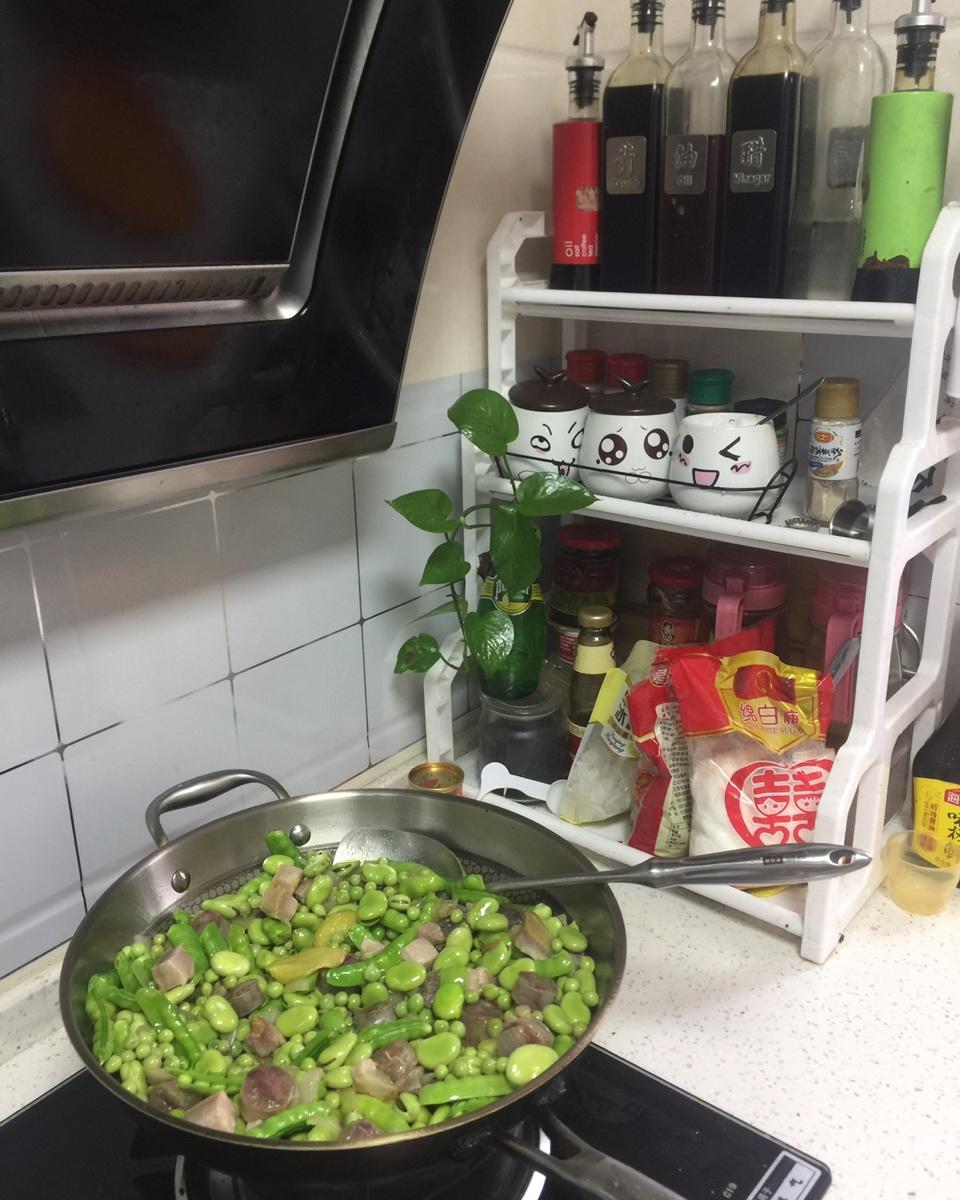 电饭锅豆角饭