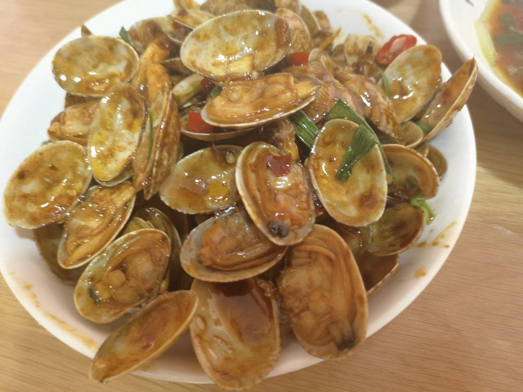 秒杀路边摊‼️巨好吃的爆炒花甲‼️辣炒花蛤