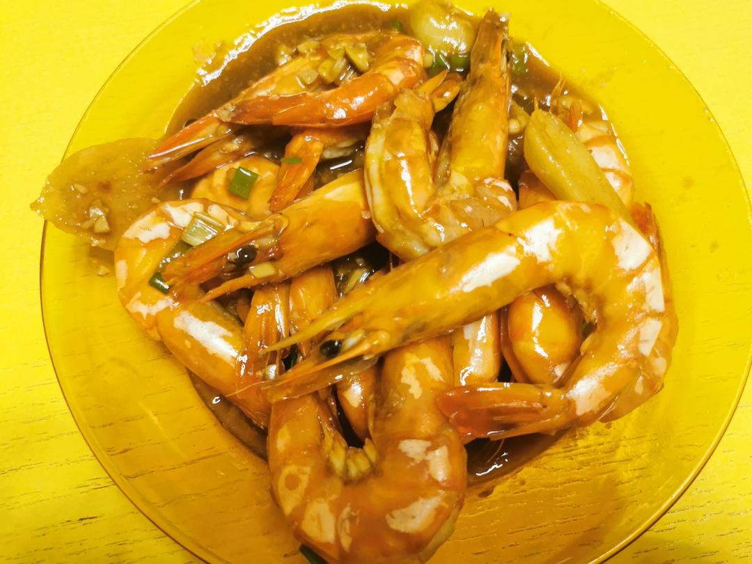 零失败的烧黑虎虾