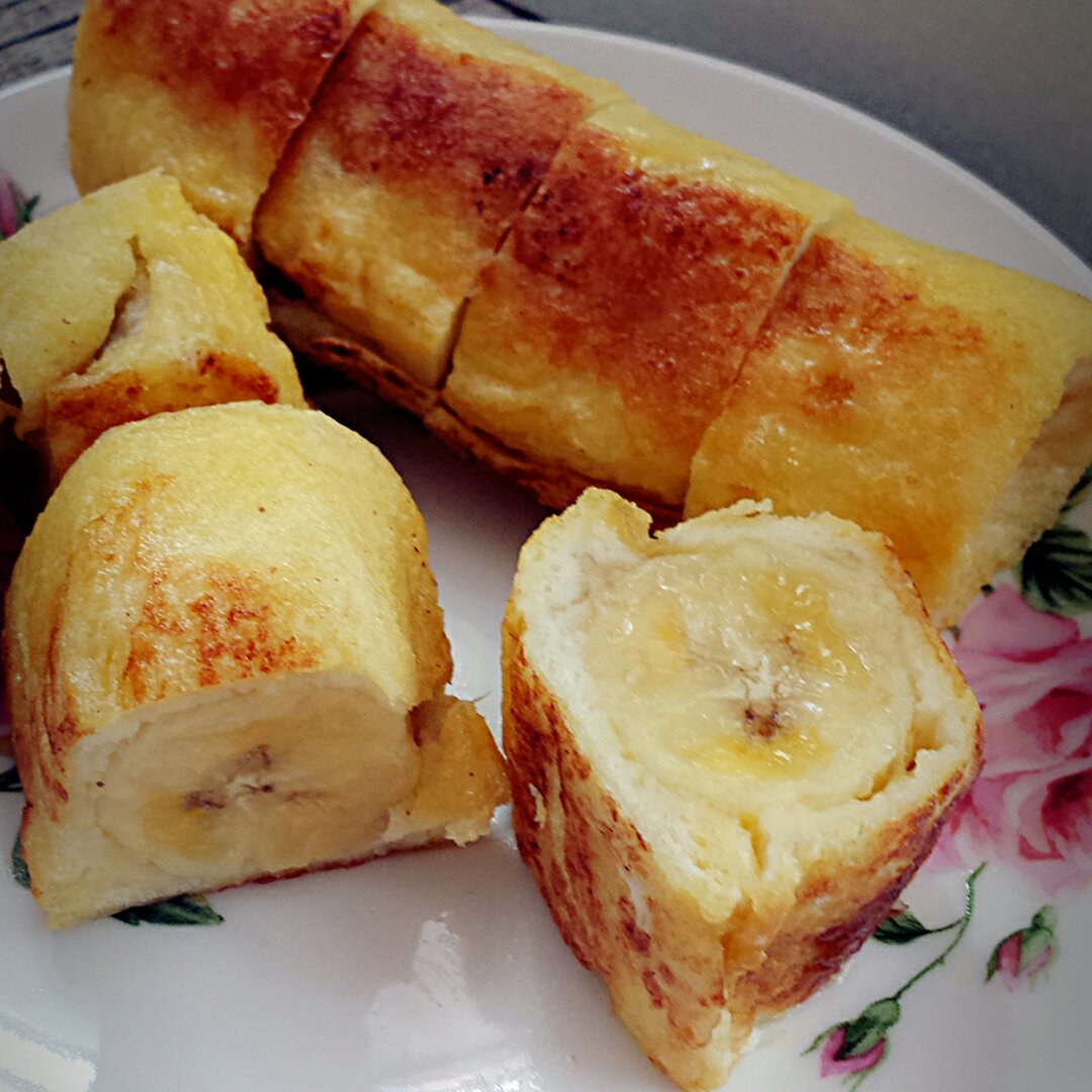 香蕉吐司卷