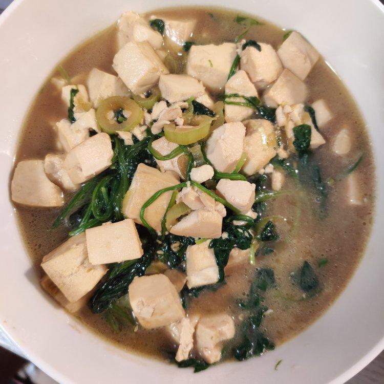 菠菜豆腐