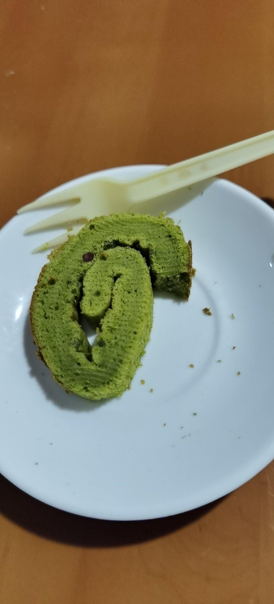 完美抹茶蜜豆蛋糕卷