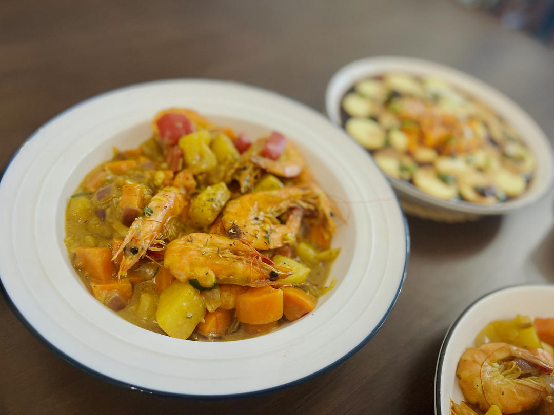 咖喱虾<绝对好吃>